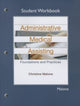 Book cover of: Student Workbook for Administrative Medical Assisting. By: Christine Malone