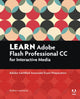 Book cover of: Learn Adobe Animate CC for Interactive Media. By: Joseph Labrecque