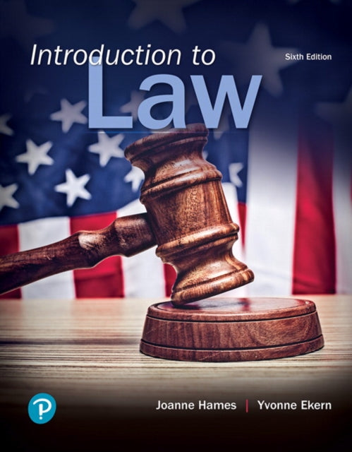 Book cover of: Introduction to Law. By: Joanne B. Hames