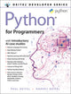 Book cover of: Python for Programmers. By: DEITEL, PAUL