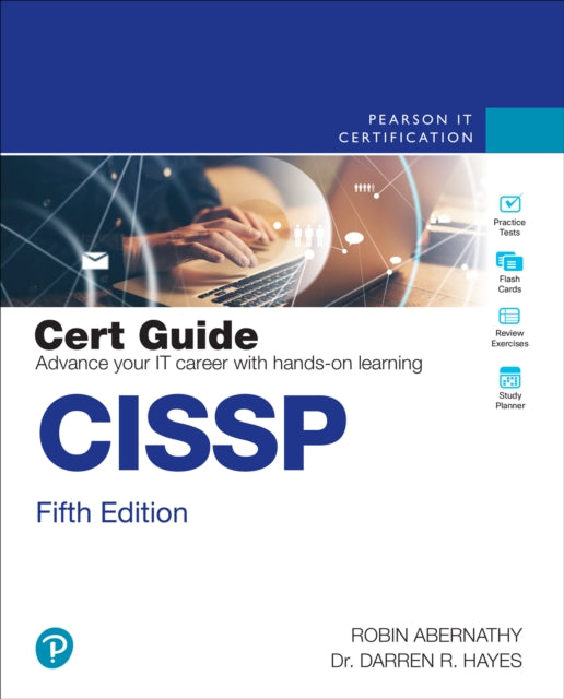Book cover of: CISSP Cert Guide. By: ROBIN ABERNATHY