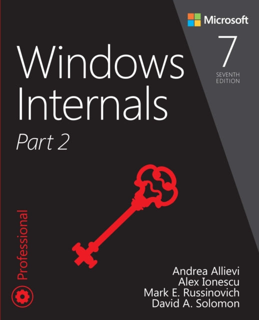 Book cover of: Windows Internals, Part 2. By: Mark E. Russinovich