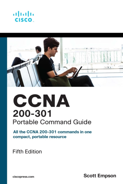 Book cover of: CCNA 200-301 Portable Command Guide. By: SCOTT EMPSON
