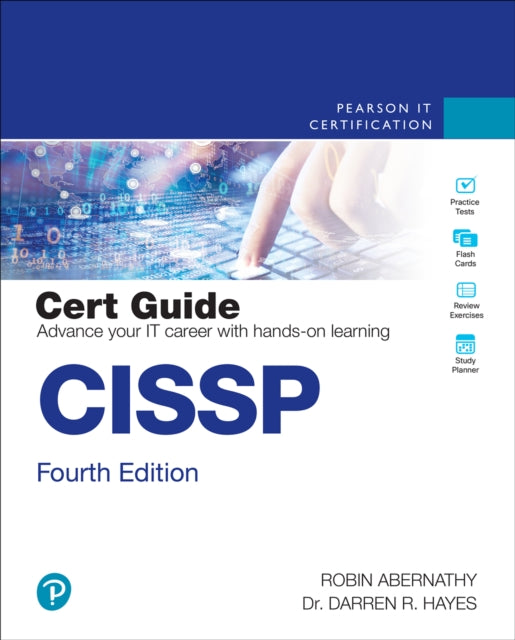Book cover of: CISSP Cert Guide. By: ABERNATHY, ROBIN