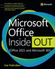 Book cover of: Microsoft Office Inside Out (Office 2021 and Microsoft 365). By: Joe Habraken
