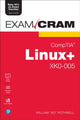 Book cover of: CompTIA Linux+ XK0-005 Exam Cram. By: ROTHWELL, WILLIAM