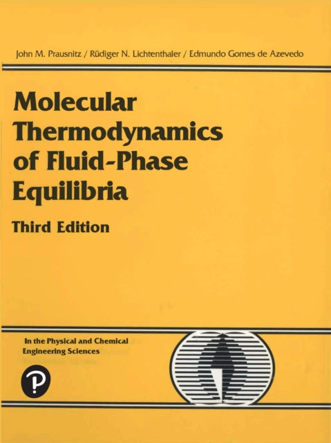 Book cover of: Molecular Thermodynamics of Fluid-Phase Equilibria