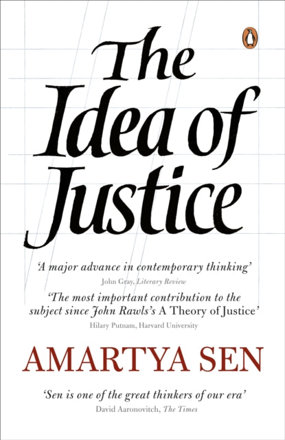 Book cover of: Idea of Justice. By: Amartya Sen