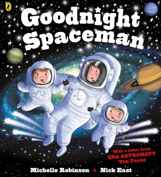 Book cover of: Goodnight Spaceman. By: Michelle Robinson