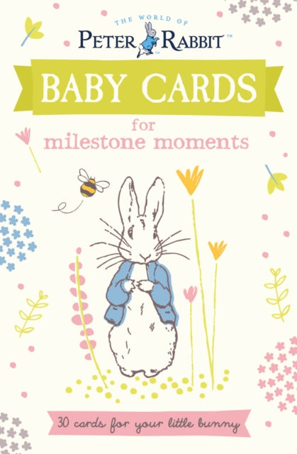 Book cover of: Peter Rabbit Baby Cards: for Milestone Moments. By: Puffin