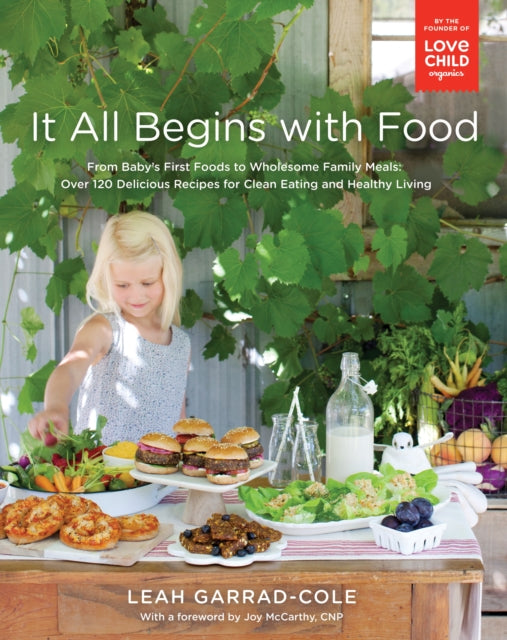 Book cover of: It All Begins With Food. By: Leah Garrad-Cole