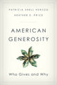 Book cover of: American Generosity. By: Patricia Snell Herzog