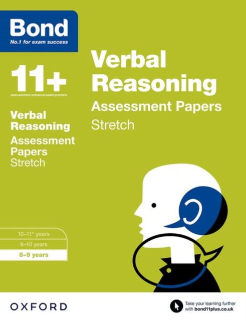 Book cover of: Bond 11+: Verbal Reasoning: Stretch Papers. By: J. M. Bond