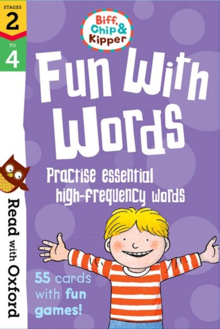 Book cover of: Read with Oxford: Stages 2-4: Biff, Chip and Kipper: Fun With Words Flashcards. By: Roderick Hunt