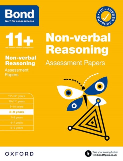 Bond 11+ Non-verbal Reasoning Assessment Papers 8-9 years (for GL Assessment & other 11 plus exams) 9780192779953 Andrew Baines