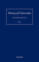 Book cover of: History of Universities: Volume XXXIV/2. By: Valentina Lepri