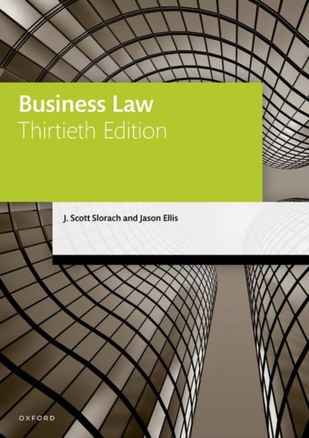 Book cover of: Business Law. By: Scott Slorach