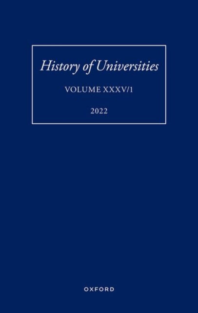Book cover of: History of Universities XXXV / 1. By: Mordechai Feingold