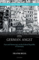 Book cover of: German Angst. By: Frank Biess
