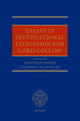 Book cover of: Essays in International Litigation for Lord Collins. By: Harris, Jonathan