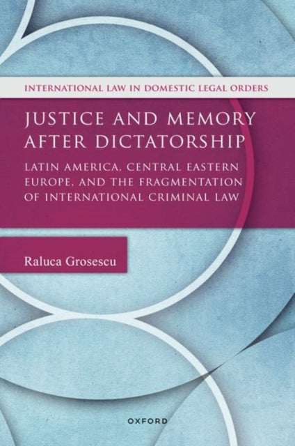Book cover of: Justice and Memory after Dictatorship. By: Raluca Grosescu