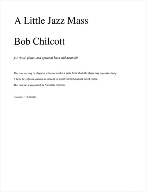 Book cover of: Little Jazz Mass