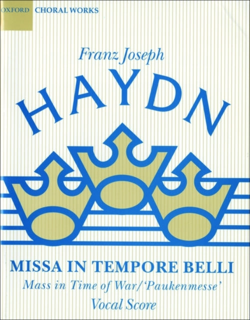 Book cover of: Missa in Tempore Belli (Mass in Time of War/Paukenmesse). By: Franz Joseph Haydn