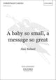 Book cover of: baby so small, a message so great
