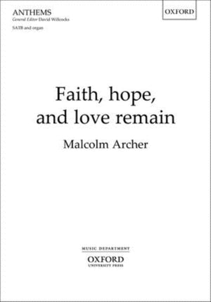 Faith, hope, and love remain