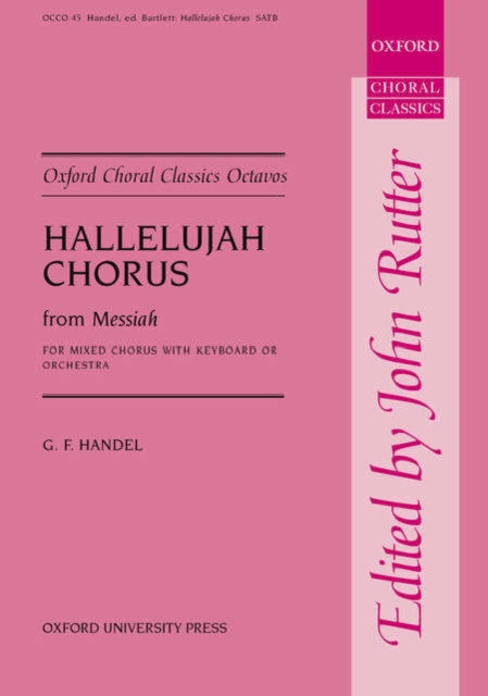 Book cover of: Hallelujah Chorus from Messiah. By: George Frideric Handel