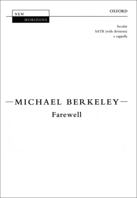 Book cover of: Farewell. By: Walton