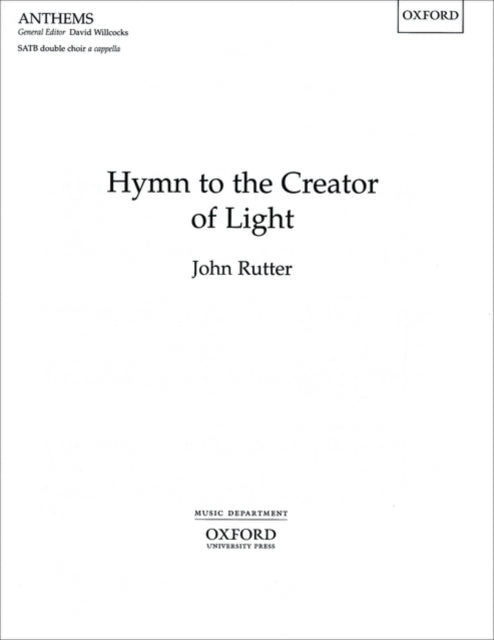 Book cover of: Hymn to the Creator of Light
