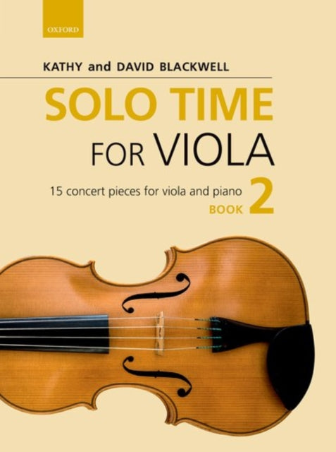 Book cover of: Solo Time for Viola Book 2. By: Kathy Blackwell