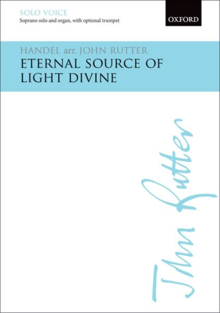 Book cover of: Eternal source of light divine