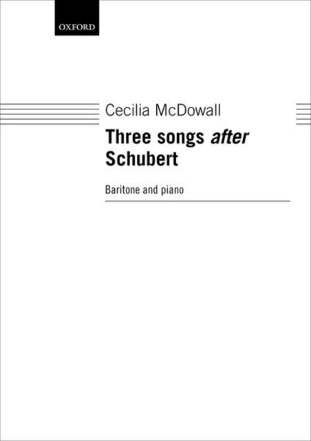 Book cover of: Three Songs after Schubert
