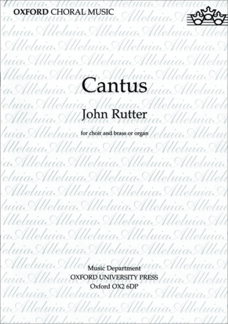 Book cover of: Cantus