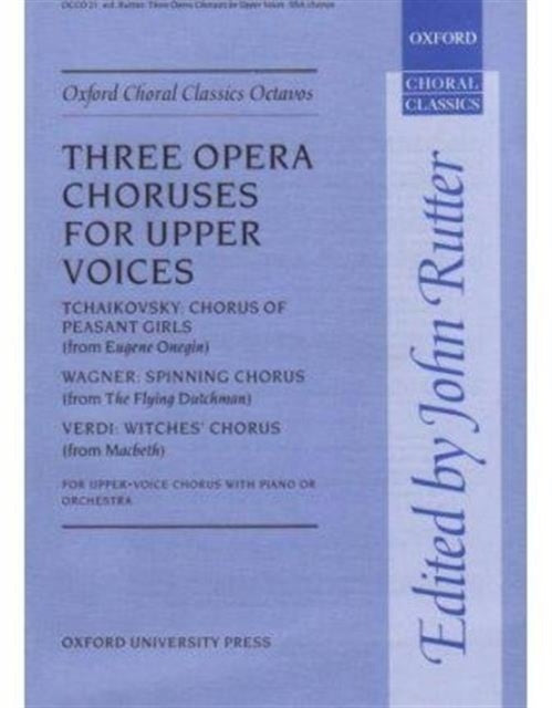 Book cover of: Three opera choruses for upper voices