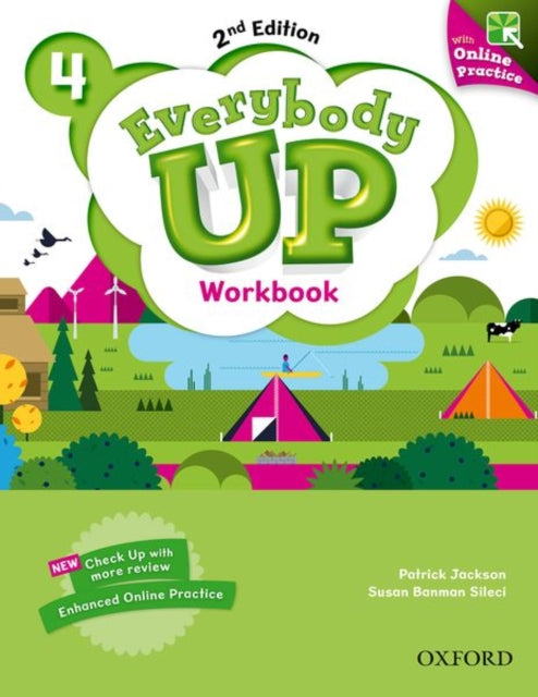 Book cover of: Everybody Up: Level 4: Workbook with Online Practice. By: Patrick Jackson