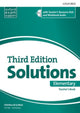 Book cover of: Solutions: Elementary: Essentials Teacher's Book and Resource Disc Pack. By: Christina de la Mare