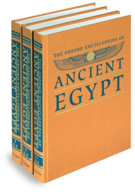 Book cover of: Oxford Encyclopedia of Ancient Egypt. By: Donald B. Redford
