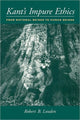 Book cover of: Kant's Impure Ethics. By: Robert B. Louden