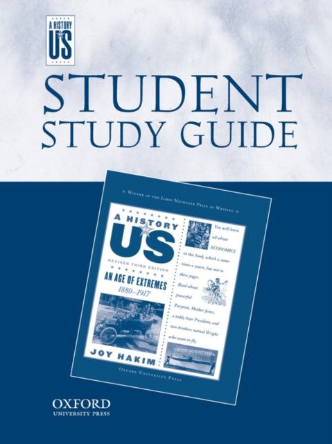 Book cover of: History of US Age of Extremes Book 8 Student Guide. By: Hakim