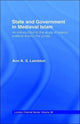 Book cover of: State and Government in Medieval Islam. By: Ann Lambton
