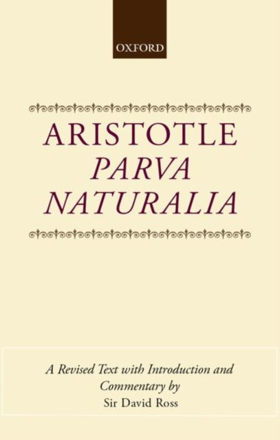 Book cover of: Parva Naturalia
