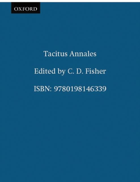 Book cover of: Tacitus Annales. By: P. Cornelius Tacitus