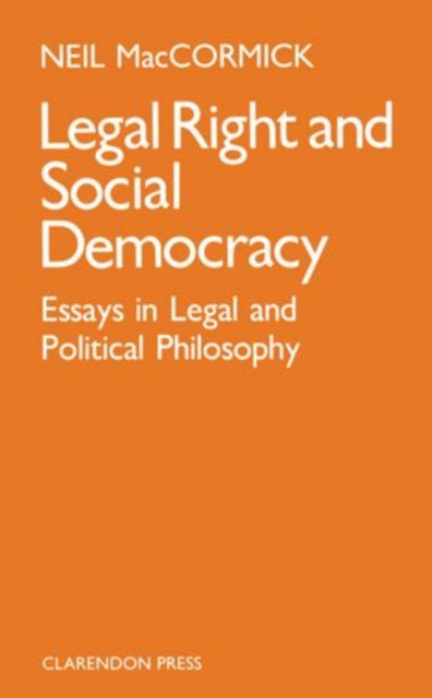 Book cover of: Legal Right and Social Democracy