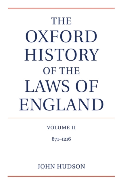 Oxford History of the Laws of England Volume II