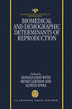 Book cover of: Biomedical and Demographic Determinants of Reproduction