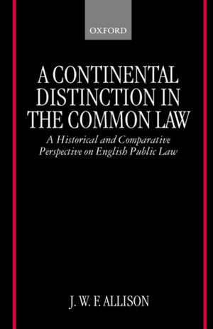 A Continental Distinction in the Common Law
