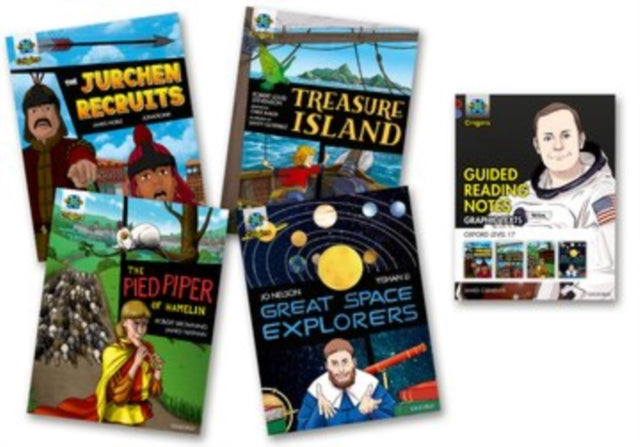 Book cover of: Project X Origins Graphic Texts: Dark Red Book Band, Oxford Level 17: Mixed Pack of 4. By: James Noble